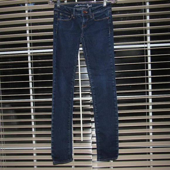 AMERICAN EAGLE Skinny Stretch Jeans Size 2 Regular - Picture 1 of 6